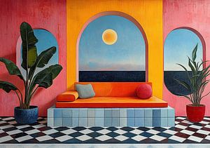 Surrealismus Architektur Design Geometrie