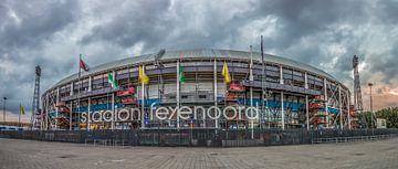 De Kuip (stadion Feyenoord) van Rene Ladenius Digital Art
