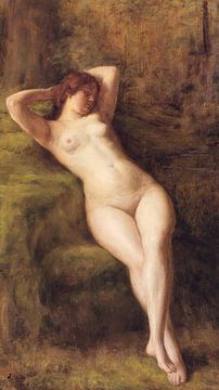 Female nude, Auguste Levêque, 1915