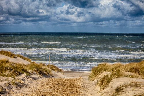 Strandopgang Noordzee