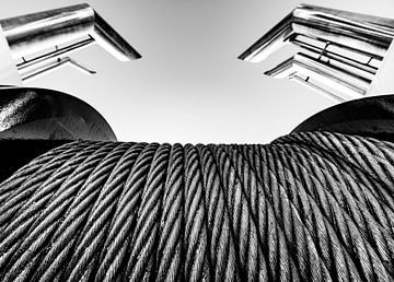 Tugboat cables by Bart Vos
