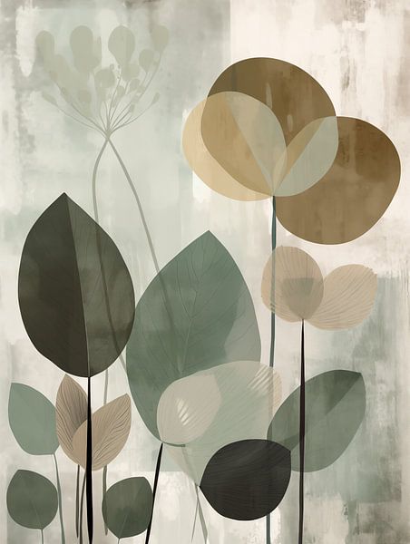Botanische Atmosphäre von Schwarzer Kaffee