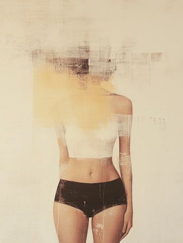 Mysterious Girl, abstract portret