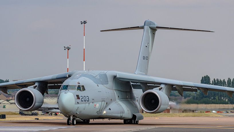JASDF Kawasaki C-2 transport aircraft. by Jaap van den Berg