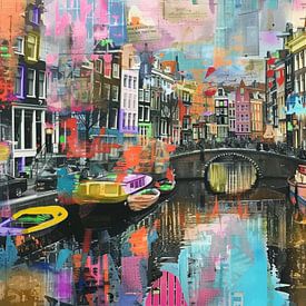 Amsterdam canals by C Dekker