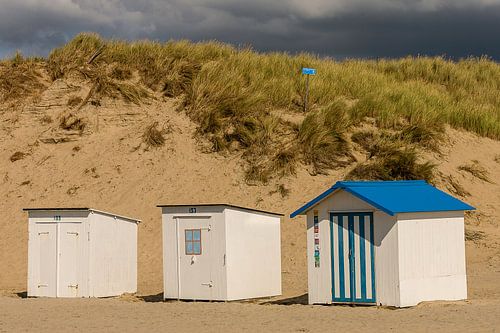 Strandhuisjes op Texel