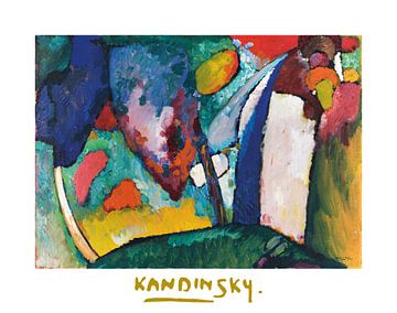 De waterval van Wassily Kandinsky van Peter Balan