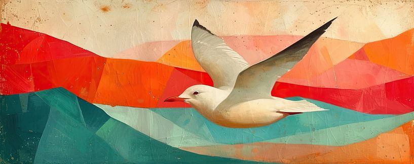 Soaring Hues Abstraction by Art Whims