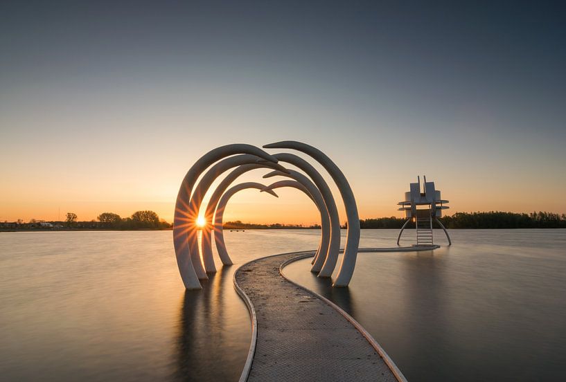 Sunrise over the lake by Patrick Verhoef