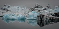 Jökulsárlón Silence I von Monique Pouwels Miniaturansicht