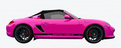Porsche Boxster Spyder Typ 987 in pink