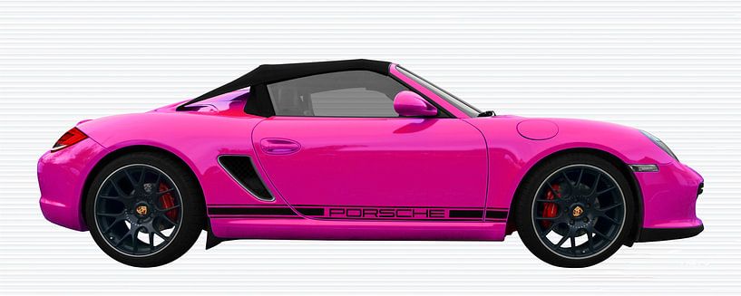 Porsche Boxster Spyder Typ 987 in pink von aRi F. Huber