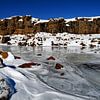 Lesotho Winter-Wunderland verschneiter Fluß von images4nature by Eckart Mayer Photography
