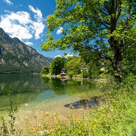 Hallstatt meer Oostenrijk van Peter Schickert