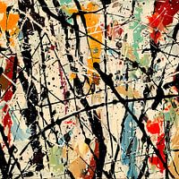Een knipoog naar Pollock