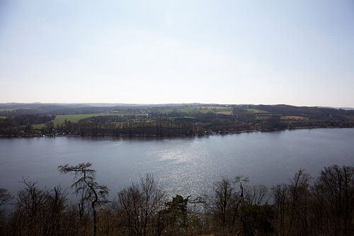 Impressies van het Baldeney-meer in Essen, Duitsland
