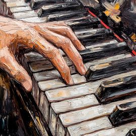 The melody of the keys by Poster Art Shop