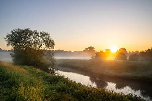 Lippe floodplains, Haltern am See, North Rhine-Westphalia, Germany
