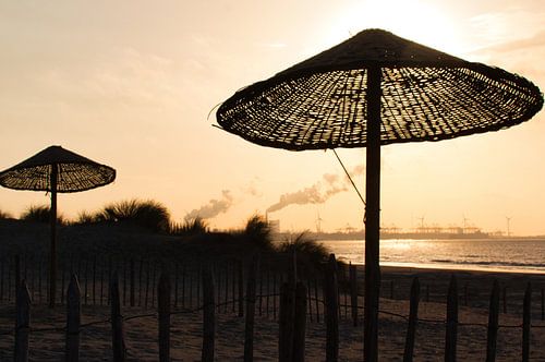 Op een avond op het strand van Hoek van Holland