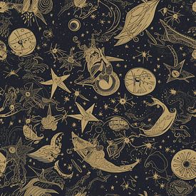 Kosmisch goud van Vythryd Arts