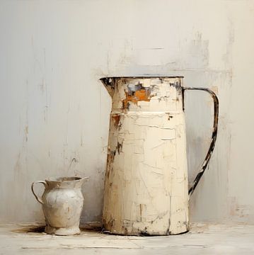 Nature morte pot à lait sur Preet Lambon