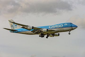 KLM Cargo Boeing 747-400ERF jumbojet. van Jaap van den Berg