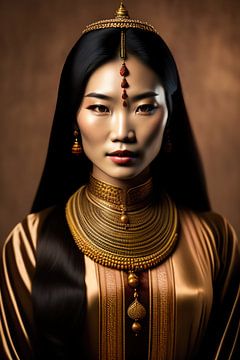 Asian lady VII von Dreamy Faces