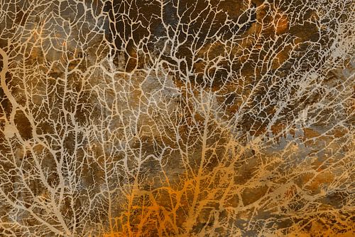 Scandinavisch bosbeige goudoker