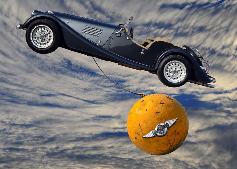 Morgan Plus 8 in de lucht van aRi F. Huber