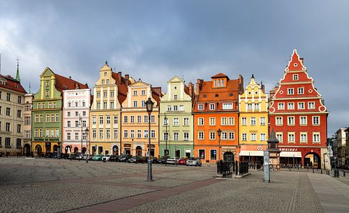 Schöne Gebäude am Rynek in Breslau, Polen 8/8