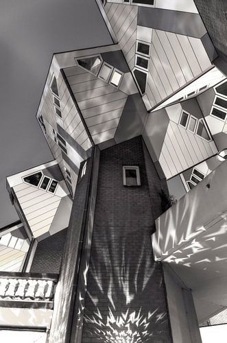 Cube Houses at Blaak in the city of Rotterdam, Holland