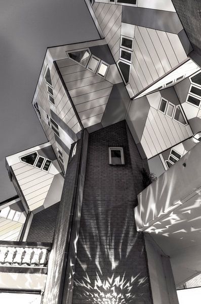 Cube Houses at Blaak in the city of Rotterdam, Holland par Evert Jan Luchies