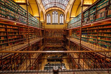 Amsterdam Rijksmuseum Library by Joram Janssen