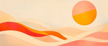 Sunset landscape by Poster Art Shop