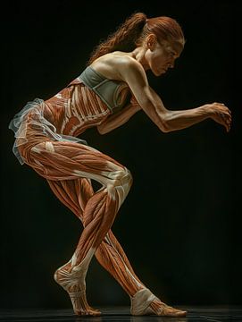 menselijk lichaam spieren van Egon Zitter