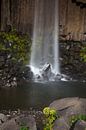 Chute d'eau de Svartifoss Islande par Menno Schaefer Aperçu