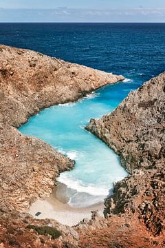 Seitan Limania Bay en Crète en Grèce