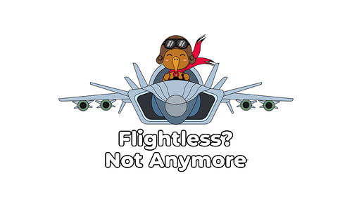 Kiwi-Vogel – flugunfähiger Pilot