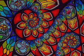 Rosace de l'église Saint-Joseph sur Tis Veugen