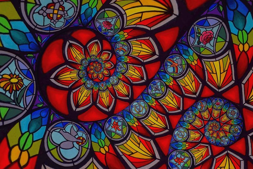 St. Joseph Church Rose Window by Tis Veugen
