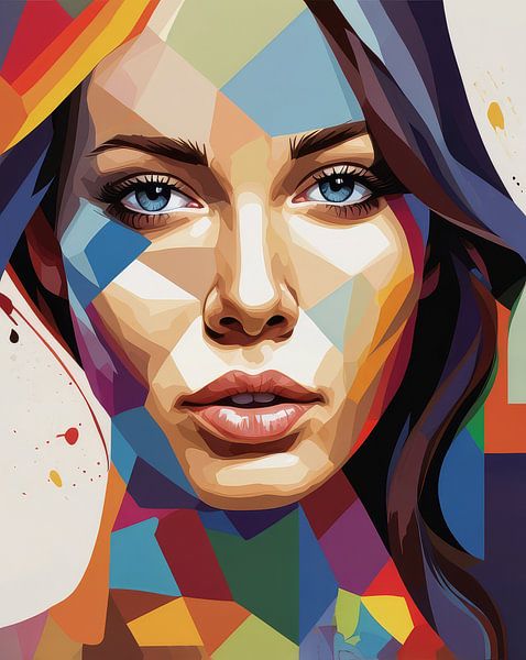 Potrait abstrakt von hisam colours