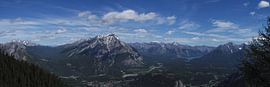 Panorama à Banff, Canada sur Hans G. Smit