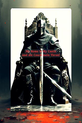 The couch is my throne!