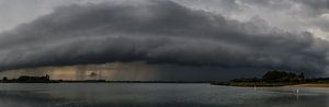 Panorama rollende Wolke.