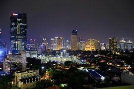 Jakarta skyline by Ed Terbak
