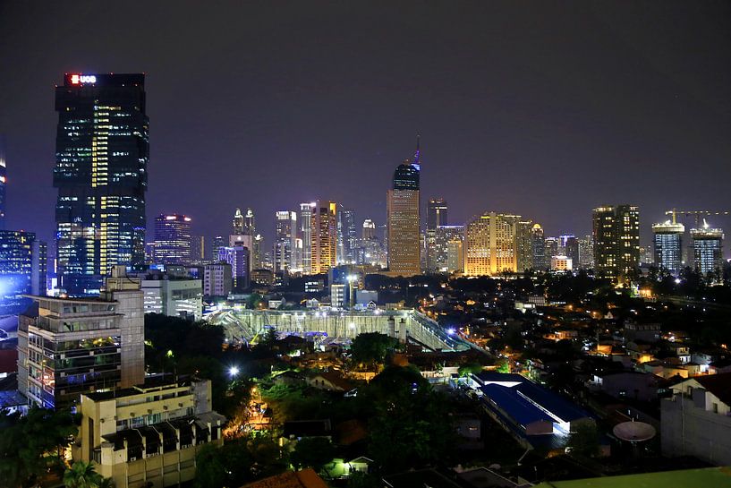 Jakarta skyline von Ed Terbak
