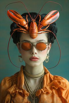 Lobster Lady - Coiffure de homard no. 3 sur Marianne Ottemann - OTTI