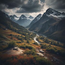 Gipfelglanz im goldenen Sonnenaufgang von ButterflyPix