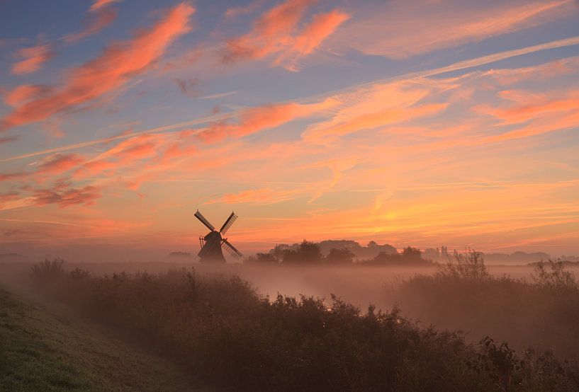 Lever du soleil néerlandais par Sander van der Werf