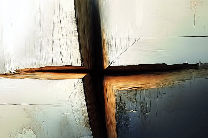 Abstract wood by Ton Kuijpers